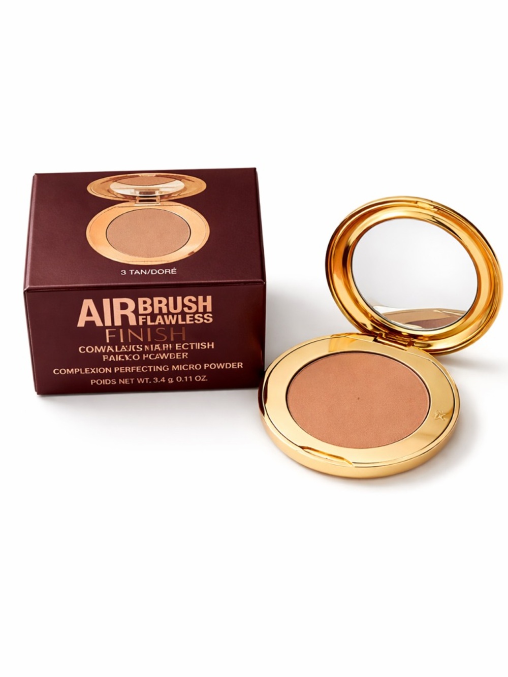Charlotte Tilbury Airbrush Finish Complexion Powder Mini - Tan